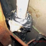 Duct tape - plumbing repair