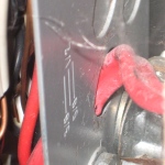 Missing panel entry bushing